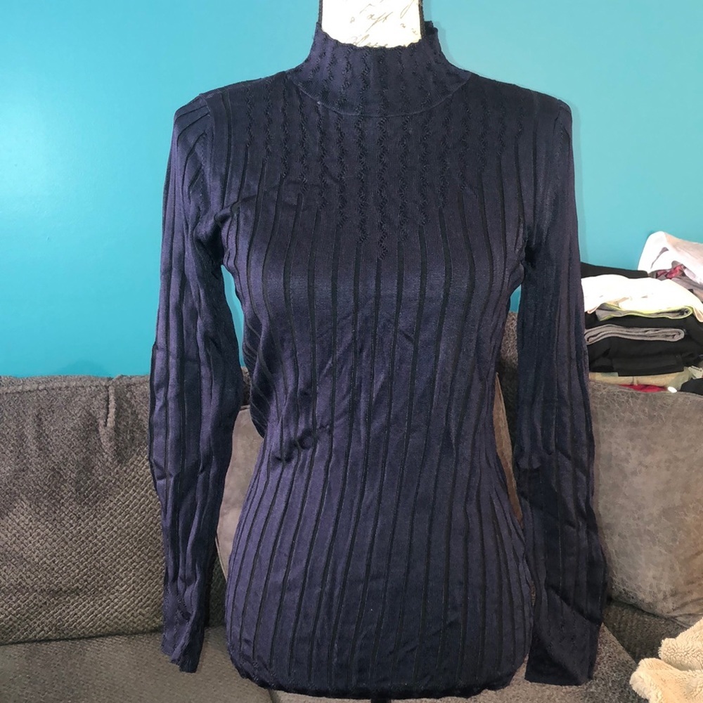 WHBM High Neck Blouse, Small